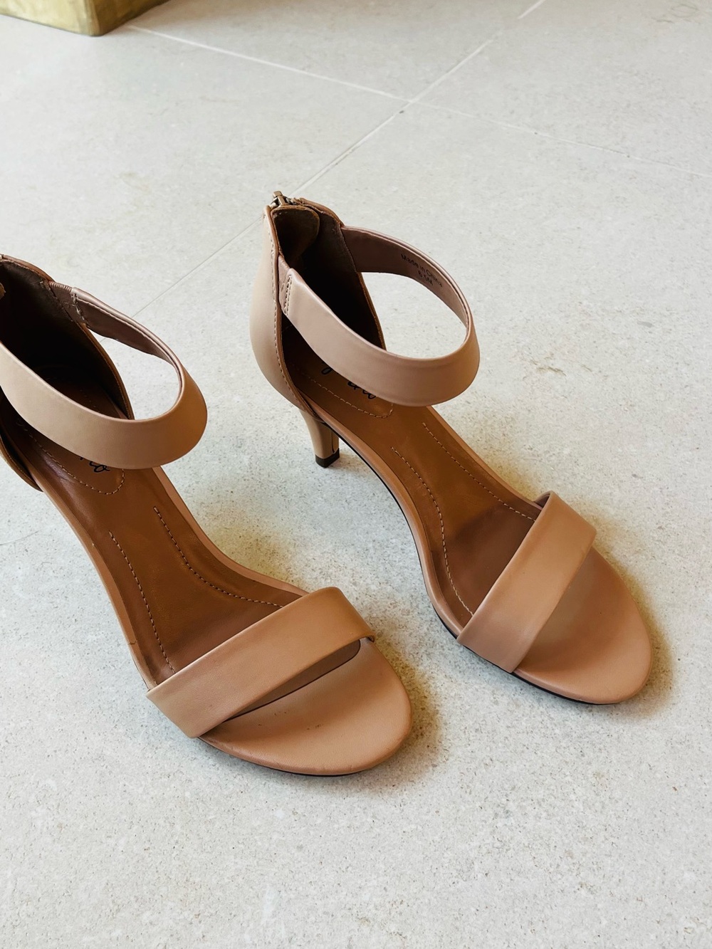 Style & Co. Tan Open-Toe Ankle-Strap Sandals - Picture 6 of 7